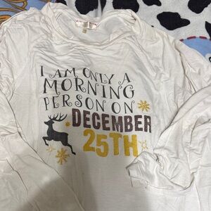 Altar'd State Cream Long Sleeve Top